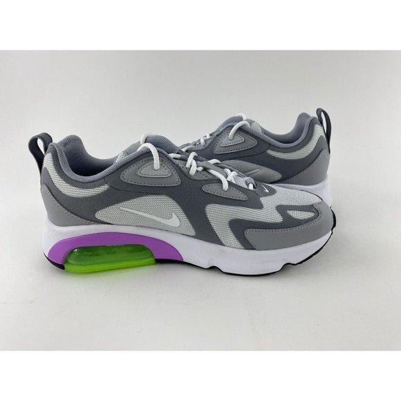 Nike Air Max 200 Gray Purple Women's Size 8 Sneakers Shoes Platinum AT6175-002 - Picture 11 of 12